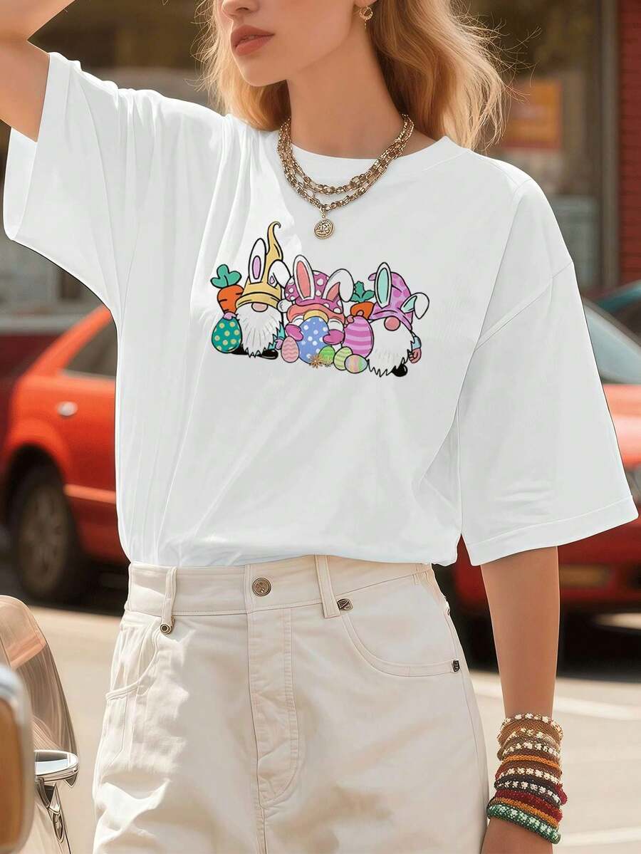 Women T-Shirts - White - View 1
