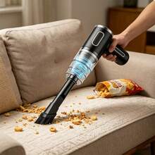 Rechargeable Handheld Vacuum Cleaner, Cordless Dust Catcher Portable Automotive Vacuum Cleaner With Powerful Cleaner Hand Air Duster For Cleaning Cars, Workshops, Computers, Homes, Decoration, Offices, And Homes, Car Vacuum Cleaner, Car Vacuum Cleaner Cordless Strong Suction, Portable Vacuum Cleaner Cordless, Vacuum Cleaner For Home, Handheld Vacuum Cordless, Mini Vacuum, Mini Vacuum For Dryer, Car Vacuum Cleaner Strong Suction, Cordless Vacuum Cleaner, Car Vacuum - 黑色1個 - 查看 2