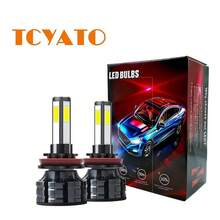 2 Bóng đèn pha LED K9 H4 H11 9005 9006 COB Phát sáng 4 mặt Đèn pha trước ô tô Siêu sáng Xuyên thấu Phụ kiện ô tô - K9 - Xem 1