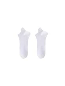 3/5 Pairs Of Black And White Short Socks, Simple And Fashionable, Soft And Lightweight Low Top Ankle Socks, Suitable For Both Men And Women - Multicolor - View 8