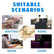 1pc Heart Design Rubber Mouse Pad XLXXL Large Gaming Desk Mat Non-Slip Washable Stitched Edges Smooth Surface Ideal For Office Or Home Perfect Gift - Mouse Pad - View 5