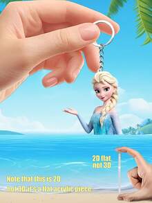 Disney 冰雪奇缘艾莎亚克力钥匙扣，充满怀旧气息的粉丝专属饰品，送给铁杆粉丝和送礼佳品。这款艾莎主题钥匙扣，是对经典冰雪奇缘系列的深情致敬，表达您对这位深受喜爱的角色的真挚情怀。采用柔软轻盈的亚克力材质制成。 - 鑰匙鏈 - 查看 6