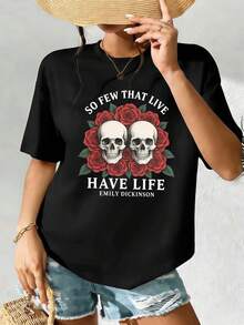 Women T-Shirts - Black - View 2