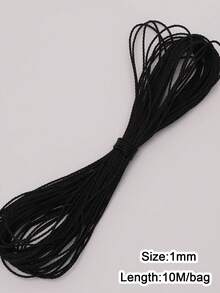 Dây polyester 1mm, dài 10 mét/túi - Màu sắc tươi sáng, mềm mại, bền chắc, không co giãn, thích hợp để làm đồ trang sức DIY, vòng cổ, vòng tay. - nhiều màu - Xem 12