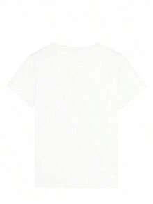 [Entrega Local]Playera Para Mujer [Entrega Local]Playera Para Mujer Camiseta Estampada Estilo Bohemio con Patrón de Tortuga - Top Casual de Manga Corta y Cuello Redondo con Diseño Floral Vívido, Perfecta para Verano y Primavera, Ropa Estilo Tortuga - Blanco - Ver 3