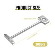 200Pcs Tile Leveling System For Tile Laying Reusable Steel Needles Flooring Replaceable Pin Tiling Construction Tools - Multicolor - View 8