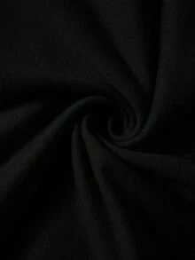 Vestido casual de cena ajustado al cuerpo sin tirantes para mujer - Negro - Ver 8