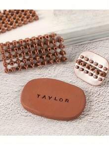 Bộ 2 dụng cụ nghệ thuật gốm sứ dùng cho gốm/polyme/đất sét/xà phòng. Bao gồm khuôn dập chữ cái, khuôn dập số, khuôn dập ký hiệu và khuôn làm xà phòng tự chế, khuôn chữ cái và số. - A - Xem 6