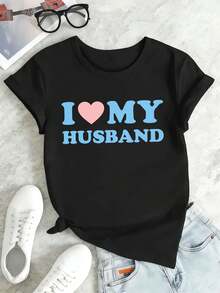 Dam-T-shirts - Svart - Visa 2