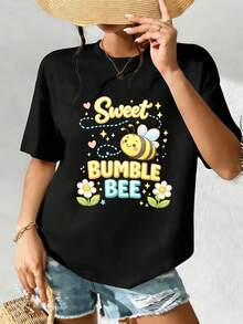 Women T-Shirts - Black - View 2