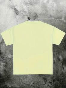 1PSCPlus Size - Plus Size - Women's Casual Round Neck T-Shirt With Daisy Print | Soft And Stretchy Fabric, Loose-Fitting Short-Sleeved T-Shirt, Suitable For Spring, Summer And Autumn, Available In Multiple Colors From Size S To XXL, Machine Washable, T-Shirts From The Infashule Brand. - Apricot - View 2
