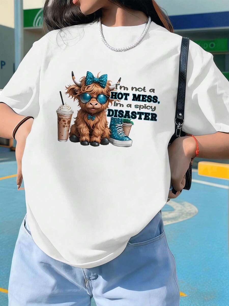 Dam-T-shirts - Vitt - Visa 1