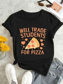 Women T-Shirts - Black - View 1