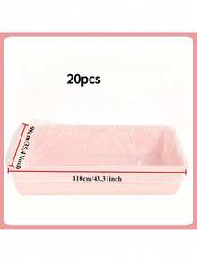 40pcs Bird Cage Liners - Disposable PE Film Poop Bags, Suitable For Parrots, Pigeons, Rabbits - Easy Clean Tray Pads, Thickened Leak-Proof Pet Cage Litter And Breeding Cage Pad, Sanitary Waste Cover - Style D - View 13