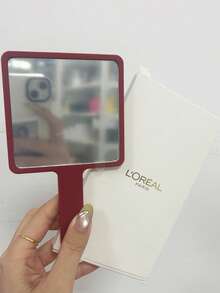 L’Oreal Paris Paris L'Oreal 紅色手持鏡 9*16cm，正方形，清晰舒適，輕巧耐用，防摔防刮，易於清潔，適合個人使用與送禮 - 彩色 - 查看 7