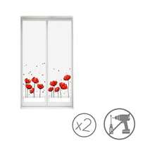 KIWI | Pack Of 2 Translucent Roller Blinds, Tool-Free Installation, Sizes From 40 To 90 Cm Wide And From 150 To 180 Cm High, Easyfix Drill-Free Installation, Available In 5 Models - 紅色 - 查看 3