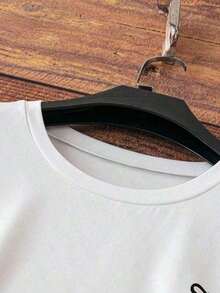 Summer Clothes 2026 Summer Shirt 2026 Loose Short Sleeve Dolman Style T-Shirt With Bow Print Loose And Comfortable Summer Tops Loose And Comfortable Summer Tops - High Quality And Breathable - 白色 - 查看 4