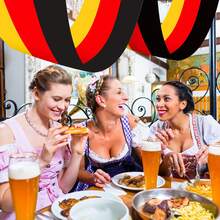 APODESS 21-teiliges Oktoberfest Deko Set mit Deutschland Fahne Banner, Blauen und Weißen Anhängern-Partyzubehör-Set - Übersicht 7