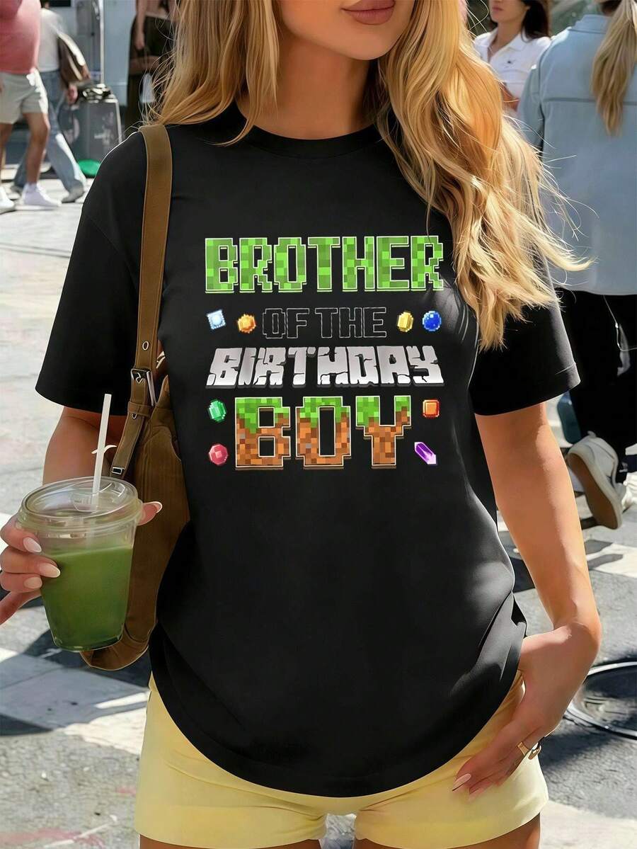 Dam-T-shirts - Svart - Visa 1