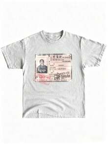 1pcs Vintage San Diego Tiger Graphic T-Shirt, Unisex Tee For Men Women, 100% Cotton Retro Funny Print Top, Summer Casual Daily Outfit - 白色 3 - 查看 8