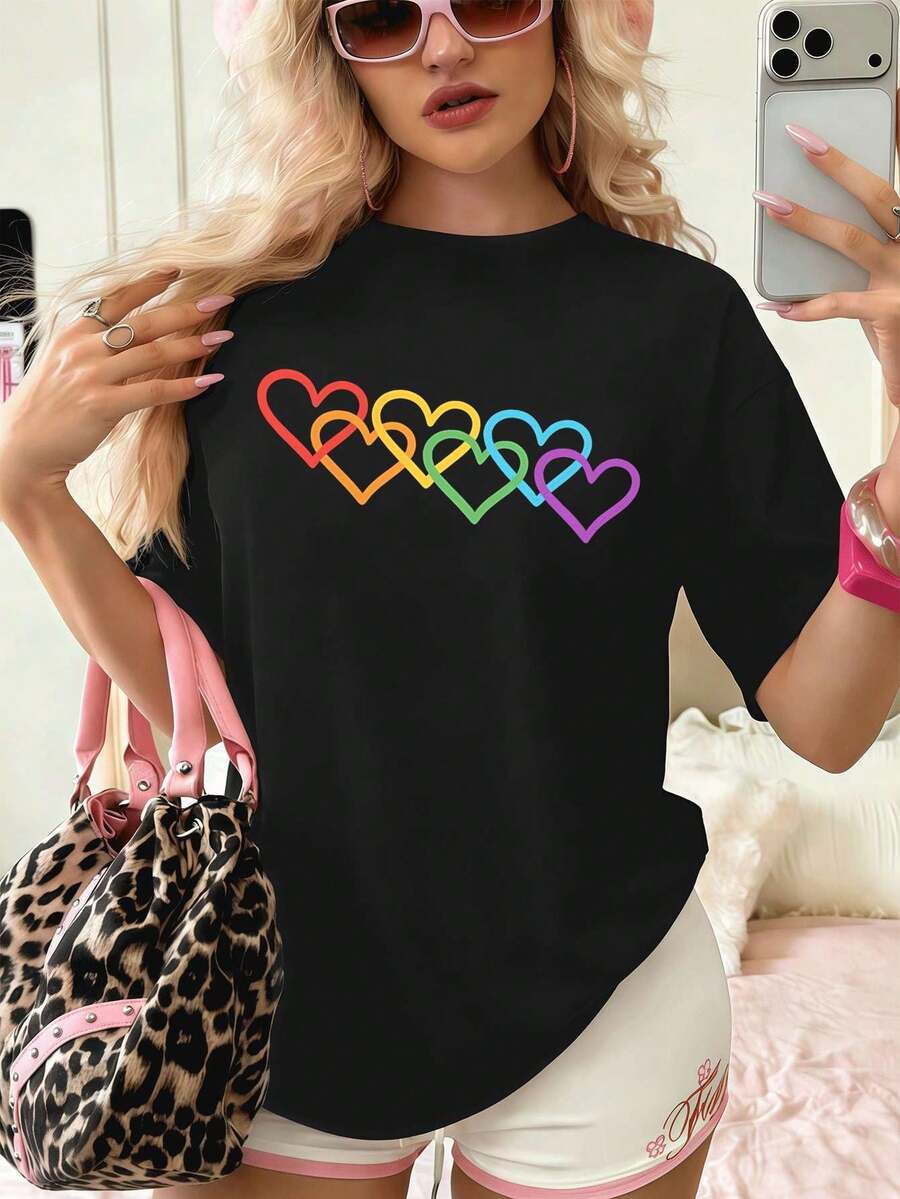 Women T-Shirts - Black - View 1