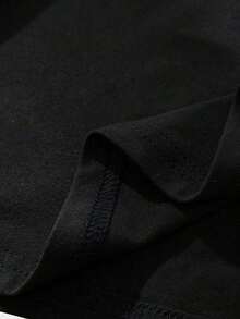 Conjunto de camiseta de manga corta y pantalones cortos con estampado de calavera para hombre, conjunto de vestir casual de verano - Negro 2 - Ver 5