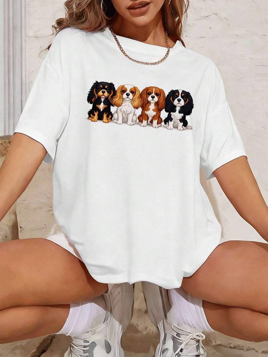 Women T-Shirts - White - View 1