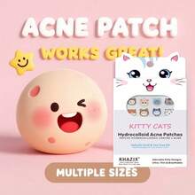 100 piezas, 20 estilos de pegatinas con caras de gatitos lindos, adecuadas para varias ocasiones: diarias, reuniones familiares, fiestas de disfraces, festivales, etc. - Multicolor - Ver 6