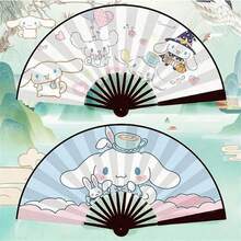 SANRIO 三丽鸥动漫折扇，可爱，酷洛米、美乐蒂、布丁狗卡通手扇，夏季必备，收藏品，完美礼物 - A - 查看 11