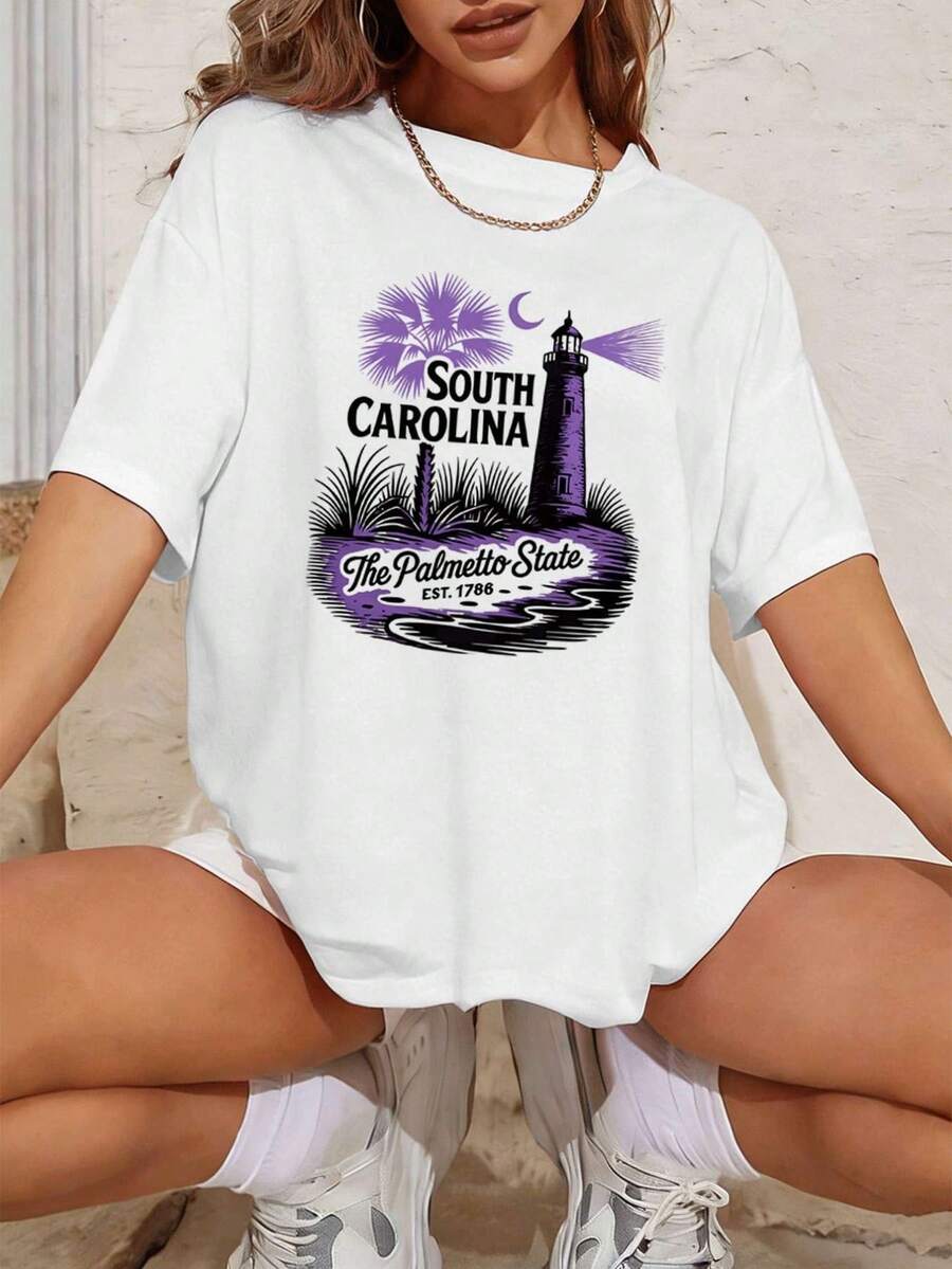 Women T-Shirts - White - View 1