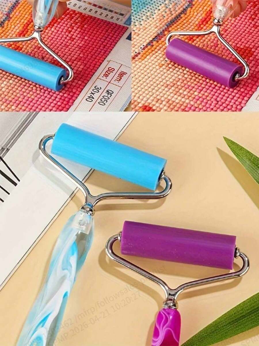 Bolígrafo de rodillo para pintura de diamantes DIY, fácil de controlar, punta de rodillo, herramienta para pintura de diamantes adecuada para pintura de diamantes DIY, bolígrafo no incluido - Ver 1