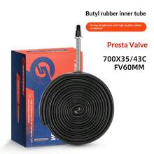 Road Bike Inner Tube 700C Road Bike Inner Tube Upgrade Thickened Butyl Rubber Inner Tube Extended Air Nozzle Riding Inner Tube 700x25 700x18 Riding Accessories - Multicolor - View 15