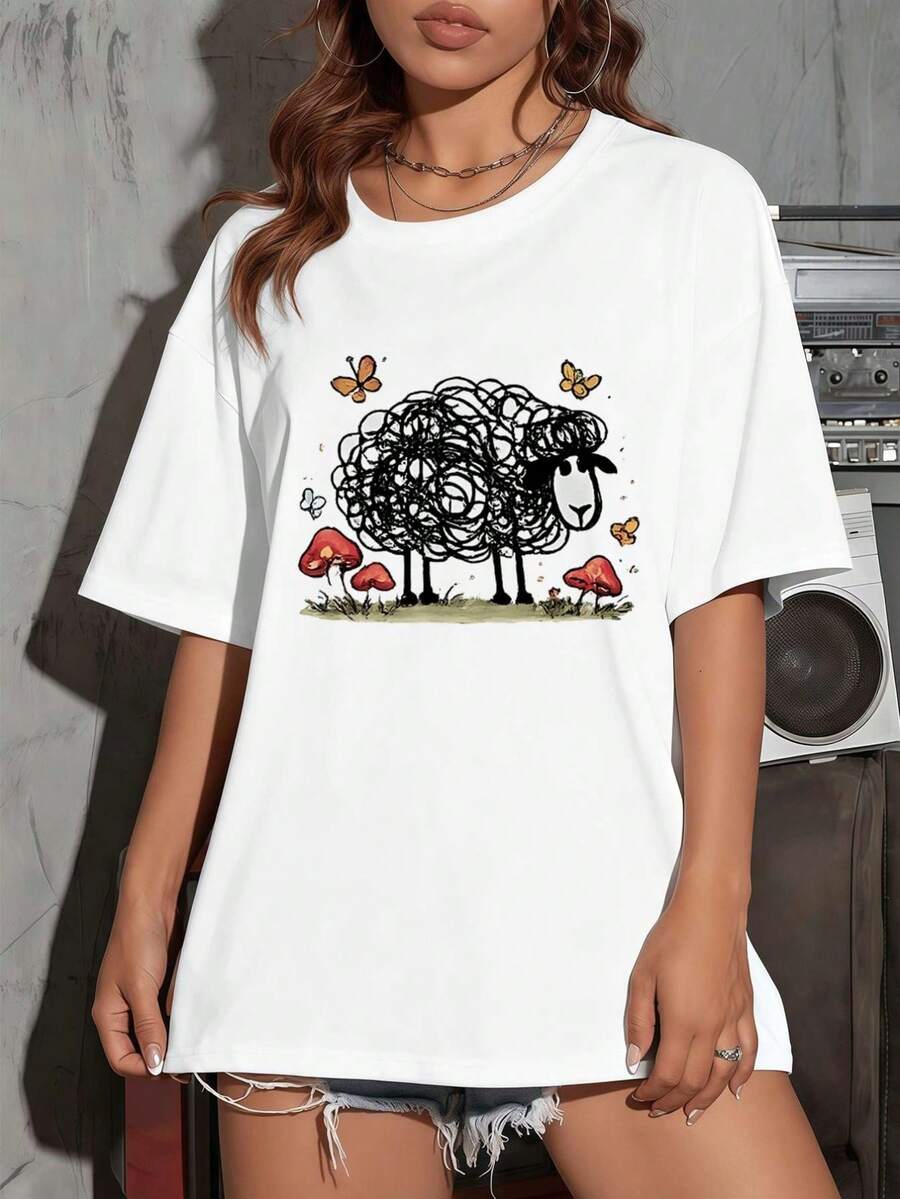 Women T-Shirts - White - View 1