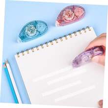 Correction Tape White Out, 4pcs 8m Length 8mm Width – Small Adhesive Eraser Tape For School Supplies & Office Supplies, Ideal For Studying, Handwriting, Exams, Random Color - 4 cái - Xem 4