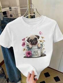 Women T-Shirts - White - View 2