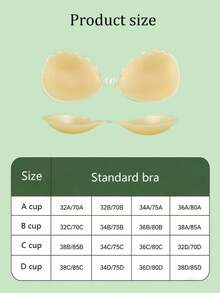 1pc 2X Silicone Lace Shell-Shaped Adhesive Nipple Covers, Invisible And Seamless, Gentle Adhesion Non-Irritating, Suitable For Outings And Daily Wear - Multicolor - View 11