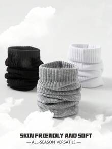 5 Pairs Solid Color Bamboo Fiber Thin Ankle Socks, Breathable Mesh Unisex Short Socks, Casual Sports Socks, Plus Size White Socks, Versatile Neutral Style - Multicolor - View 8