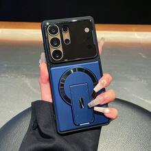 Ốp điện thoại đa năng với nam châm, giá đỡ và bảo vệ ống kính, tương thích với Samsung S26Ultra/S25ULTRA/S24ULTRA/S23ULTRA/S24/S25/S26 Galaxy A37 A36 A56 A57 S25FE A06 4G A16 A07 A17 - màu đen - Xem 6