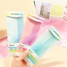 Kit Régua Escolar 4 Peças Jelly Color Transparente Kawaii Matemática Geometria - Conjuntos - Visão 4