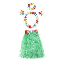 Bộ 5 váy cỏ kiểu Hawaii - Hoàn hảo cho các bữa tiệc hóa trang, tiệc theo chủ đề Hawaii dành cho người lớn, tiệc mùa hè, tiệc sinh nhật và Halloween. - Nhiều màu - Xem 13