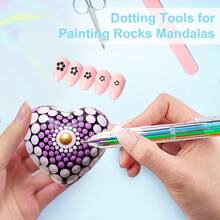 6-In-1 Professional Rotating Nail Manicure Pen, Pressure-Activated Smart Design Equipped With 6 Multi-Style Drill Bits & Gem Inlay Heads, Multi-Purpose Nail Art Tool For Fine Painting, Gradient Transition, Striping Line Design, Dotting Ornament, Lightweight Pedicure Supplies For Nail Artists, Salon Professionals And Amateur Beginners - Clear - View 10