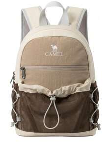 CAMEL CROWN Mochila de viaje ligera para exteriores, mochila de día portátil para senderismo - Castaño de otoño - Ver 7