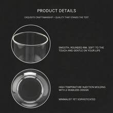 50 Pack Clear Plastic Shot Glasses, 1.7 Oz Disposable Shot Cups, Hard Plastic Mini Tasting Cups For Liquor, Whiskey, Tequila, Party, Wedding, Dessert, Sauce Samples & Catering - Transparent - View 7