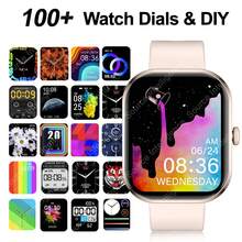 2.01" Full Screen Touch Smart Watch For Men & Women, Calling, Pedometer, Calorie Tracking, Multi-Sport Modes, Distance Tracking, Call/Message/Sedentary Reminder, Wireless Connection For Android Phones - Multicolor - View 3