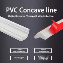 1pc Self-Adhesive TPE Material Wall Crevice Decorative Line, Baseboard, Ceiling Trim, Tile Grout Decorative Line, Wall Decor For Home - B - View 9