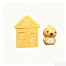 2件套儿童农场动物玩具，包含1个动物模型和1个谷仓 | 计数、配对、分类精细动作技能感官玩具，农舍数字识别益智认知玩具，亲子互动游戏 - 彩色 - 查看 8