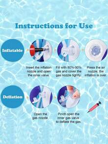 1pc Adult Inflatable Pool Float, Swimming Pool Beach Lake River Party Decor Toy, Fun Floating Device For Swimming Pool, Heart-Shaped Summer Swim Ring, Adult Water Beach Party Supplies, Attractive Water Photography Swimming Ring, Pool Inflatable, Beach Essentials, Pool Float - Clear - View 12