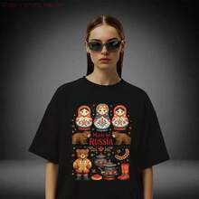 Camiseta de algodón - Negro - Ver 2