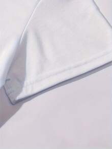 Creative Printed T-Shirt, Casual Short-Sleeved Top With Round Neck For Spring/Summer. - White - View 7