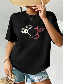 Women T-Shirts - Black - View 2